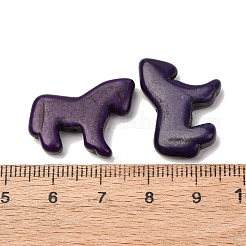 Synthetic Turquoise Dyed Horse Beads&nbsp;G-B015-10