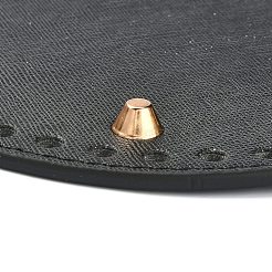 PU Leather Flat Round Bottom&nbsp;X-FIND-P001-03A-01
