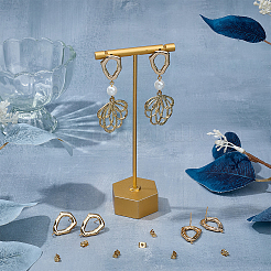 Brass Stud Earring Findings&nbsp;KK-BBC0017-89
