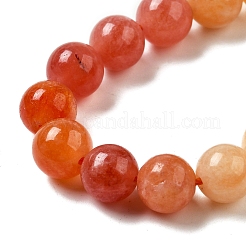 Dyed Natural Malaysia Jade Beads Strands&nbsp;G-G021-02B-21