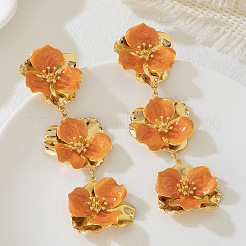 Alloy & Enamel Dangle Stud Earrings&nbsp;FS-WGD7C05-01