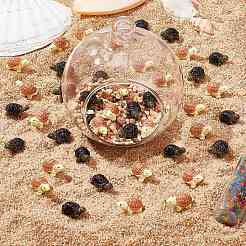 50Pcs 2 Colors Miniature Resin Mini Tortoise Display Decorations&nbsp;AJEW-CP0005-47