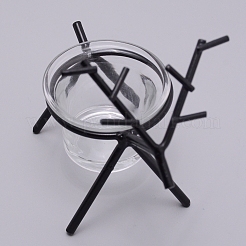 Iron Candle Holder&nbsp;LS-DJEW-WH0032-35B