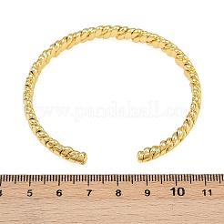 Teardrop Brass Cuff Bangles for Women&nbsp;BJEW-C112-01G