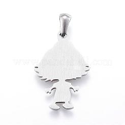Tarnish Resistant 304 Stainless Steel Pendants&nbsp;STAS-G124-13P