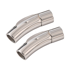 Tarnish Resistant Column 316 Surgical Stainless Steel Bayonet Clasps&nbsp;X-STAS-A021-6mm
