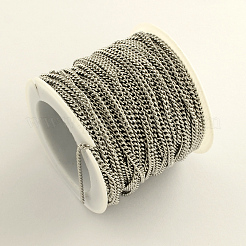 Tarnish Resistant 304 Stainless Steel Curb Chains&nbsp;CHS-R008-03