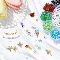 DIY Stretch Bracelet Jewelry Kits&nbsp;DIY-YW0011-90