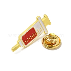 Medical Treatment Theme Baking Paint Black Golden Zinc Alloy Brooches&nbsp;LS-JEWB-M037-03E-G