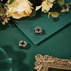 Brass European Beads&nbsp;LS-KK-WH0062-206AS