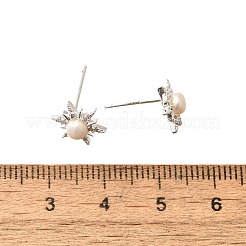 Natural Pearl Ear Studs&nbsp;EJEW-L099-02P