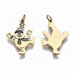 316 Surgical Stainless Steel Enamel Pendants&nbsp;STAS-S116-002G