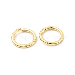 Brass Open Jump Rings&nbsp;KK-Z147-08A-G