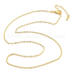 Brass Cable Chains Necklaces for Women&nbsp;NJEW-D302-47G