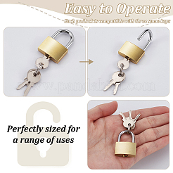 18Pcs Brass Luggage Drawer Lock & 54Pcs Iron Key&nbsp;AJEW-GA0009-54