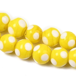 Handmade Lampwork Beads&nbsp;LAMP-D002-10mm-01D