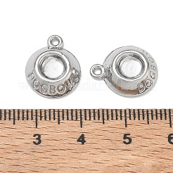 304 Stainless Steel Pendant Cabochon Settings&nbsp;SA-CBAE5AC-21P