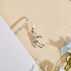 1 Set Gothic Style Alloy Hook Bookmarks&nbsp;AJEW-FH0003-75
