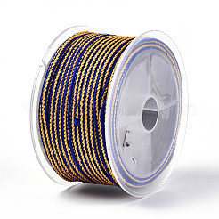 11M Polycotton Metallic Braided Cord&nbsp;OCOR-N008-01B