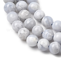 Natural Blue Lace Agate Beads Strands&nbsp;G-G346-A01-6mm