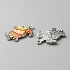 Zinc Alloy Enamel Connector Charms&nbsp;FIND-WH0136-19I
