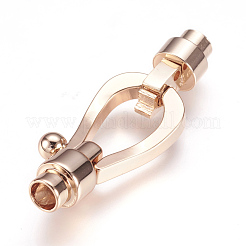 304 Stainless Steel Fold Over Clasps&nbsp;STAS-F123-12RG