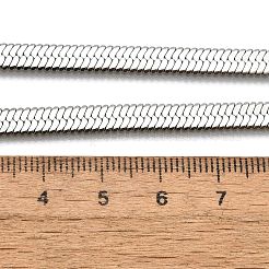 Non-Tarnish 201 Stainless Steel Herringbone Chain Necklaces&nbsp;NJEW-M187-06P