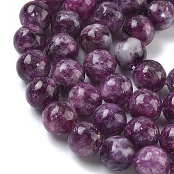 Natural Lepidolite/Purple Mica Stone Beads Strands&nbsp;G-C270-O05-15