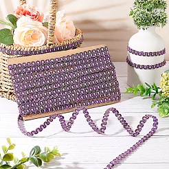 Polyester S-shaped Lace Trim&nbsp;OCOR-WH0068-80B