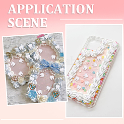 80Pcs Opaque Resin Cabochons&nbsp;CRES-SC0003-33