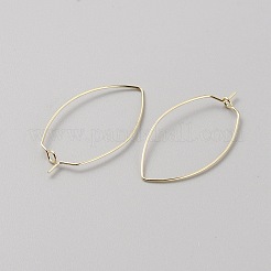 Brass Earring Hooks&nbsp;KK-WH0056-76C