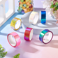 6Rolls 6 Colors PET Decorative Tape&nbsp;OFST-TA0001-07
