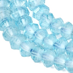 Natural Blue Topaz Beads Strands&nbsp;G-K376-I07-3x4mm