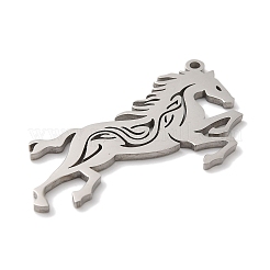 Non-Tarnish 304 Stainless Steel Pendants&nbsp;STAS-U010-19P