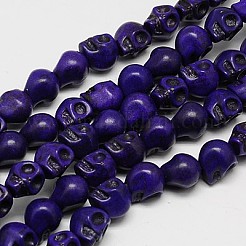 Synthetic Turquoise Beads Strands&nbsp;TURQ-G113-23x30mm-11