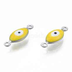 304 Stainless Steel Enamel Connector Charms&nbsp;STAS-N092-179H