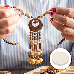 150Pcs Wooden Beads&nbsp;WOOD-DR0001-02A