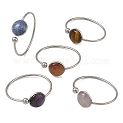 304 Stainless Steel Cuff Bangles for Women&nbsp;BJEW-JB14328