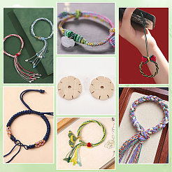 Wood Bracelet Knitters&nbsp;WOOD-WH0029-111