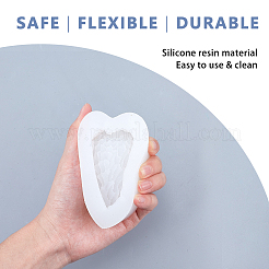 Heart Jewelry Tray Silicone Molds&nbsp;DIY-SC0010-30