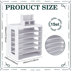 Desktop PVC Plastic File Folder Holders&nbsp;DIY-WH0061-002