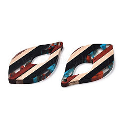 Resin & Walnut Wood Pendants&nbsp;RESI-N039-19