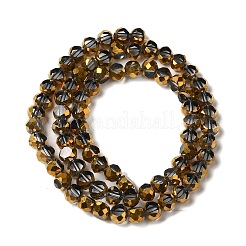 Electroplate Glass Beads Strands&nbsp;EGLA-P061-01B-02