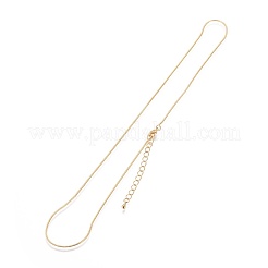 Brass Round Snake Chain Necklaces Making&nbsp;MAK-L025-02G