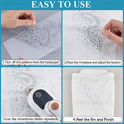 Glass Hotfix Rhinestone&nbsp;DIY-CY0001-01H