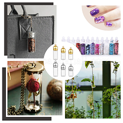 10Pcs 5 Styles Glass Pendants&nbsp;GLAA-NB0001-76