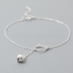 Cat Shape Alloy Link Bell Tassel Anklets for Women&nbsp;FS-WG4EFA6-01