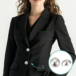 1-Hole Zinc Alloy Buttons&nbsp;FIND-MA0001-18B-P