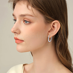 32Pcs 202 Stainless Steel Huggie Hoop Earrings&nbsp;EJEW-UN0005-40
