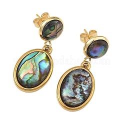 304 Stainless Steel Dangle Stud Earring for Women&nbsp;EJEW-JE07350-01